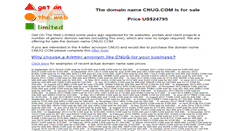 Desktop Screenshot of cnug.com
